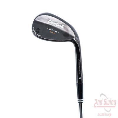 Cleveland 588 RTX 2.0 Black Satin Wedge Sand SW 54° 6 Deg Bounce True Temper Dynamic Gold Steel Wedge Flex Right Handed 35.0in