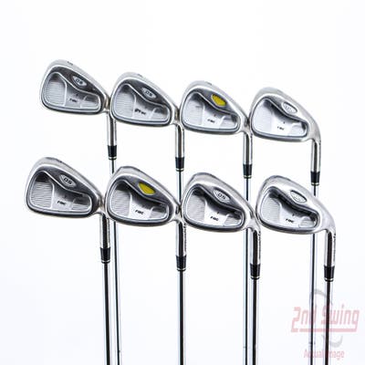 TaylorMade Rac OS 2005 Iron Set 3-PW TM T-Step 90 Steel Stiff Right Handed 38.5in