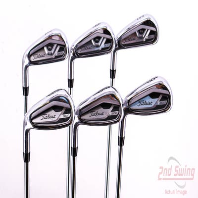 Titleist 2021 T300 Iron Set 5-PW True Temper AMT Red S300 Steel Stiff Left Handed 38.5in