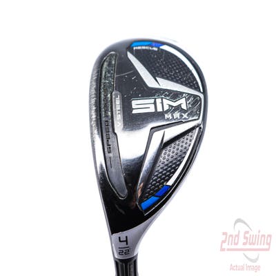 TaylorMade SIM MAX Hybrid 4 Hybrid 22° Fujikura Ventus Blue 6 Graphite Regular Left Handed 40.75in