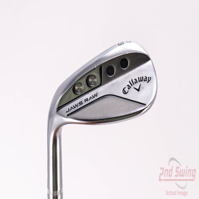 Callaway Jaws Raw Chrome Wedge Lob LW 60° 8 Deg Bounce Z Grind Dynamic Gold Spinner TI Steel Wedge Flex Left Handed 35.5in