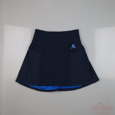 New Womens Adidas Skort Medium M Navy Blue MSRP $80