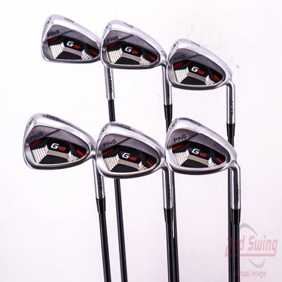 Ping G410 Iron Set 6-PW AW ALTA CB Red Graphite Senior Right Handed Blue Dot 37.75in