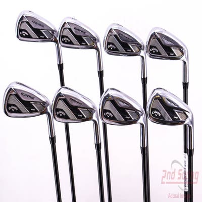 Callaway Mavrik Pro Iron Set 4-PW AW True Temper Elevate 95 VSS Black Steel Stiff Right Handed 38.0in