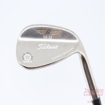 Titleist Vokey Spin Milled SM4 Black Wedge Gap GW 50° 12 Deg Bounce Project X Rifle 6.0 Steel Stiff Right Handed 36.0in