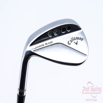 Callaway Jaws Raw Full Toe Chrome Wedge Sand SW 54° 10 Deg Bounce J Grind Dynamic Gold Spinner TI 115 Steel Wedge Flex Left Handed 35.5in