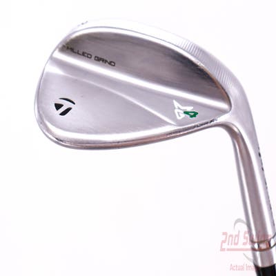 TaylorMade Milled Grind 4 Chrome Wedge Lob LW 58° 9 Deg Bounce Stock Steel Shaft Steel Wedge Flex Right Handed 35.5in