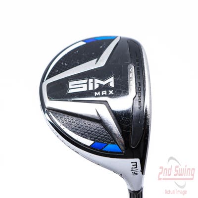 TaylorMade SIM MAX Fairway Wood 3 Wood 3W 15° Mitsubishi Tensei CK 60 Blue Graphite Stiff Right Handed 43.5in