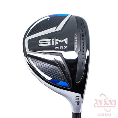 Mint TaylorMade SIM MAX Fairway Wood 5 Wood 5W 18° Aldila NV Ladies 45 Graphite Ladies Right Handed 41.0in