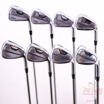 Mint Titleist 2021 T200 Iron Set 4-PW GW Nippon 950GH Steel Stiff Right Handed 38.5in