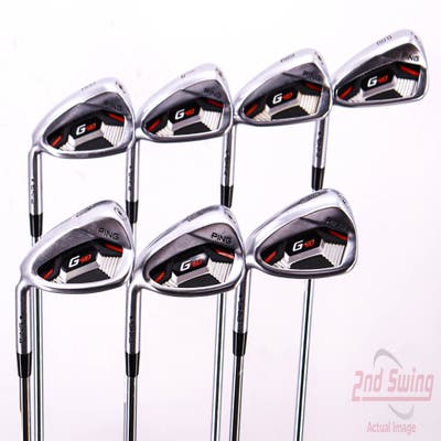 Ping G410 Iron Set 5-PW AW AWT 2.0 Steel Regular Left Handed Black Dot 38.5in