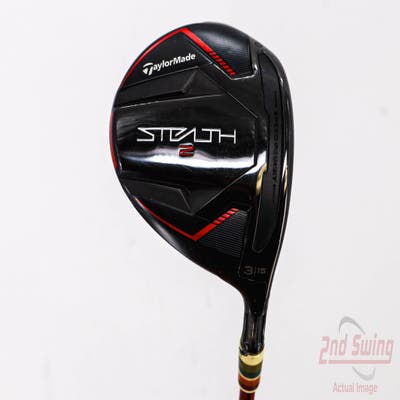 TaylorMade Stealth 2 Fairway Wood 3 Wood 3W 15° Fujikura Ventus Red Velocore Graphite Stiff Right Handed 43.5in