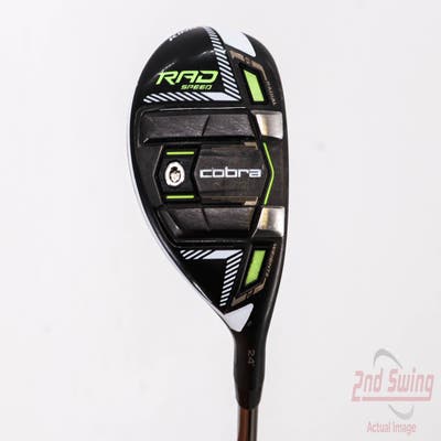 Cobra RAD Speed Hybrid 5 Hybrid 24° UST Mamiya Recoil ESX 480 Graphite Senior Right Handed 39.75in