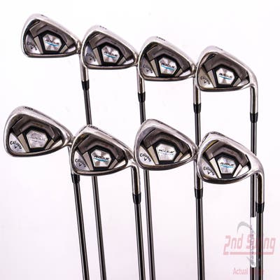 Callaway Rogue Iron Set 4-PW AW Aldila Synergy Blue 50 Graphite Senior Right Handed 38.0in