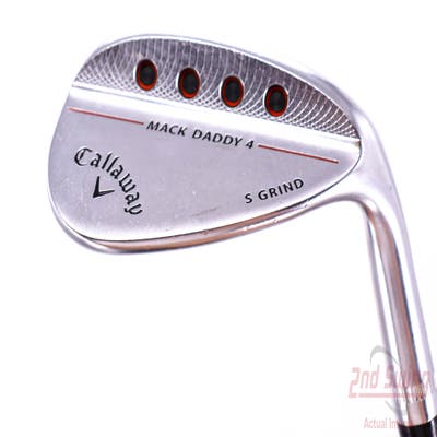 Callaway Mack Daddy 4 Chrome Wedge Gap GW 50° 10 Deg Bounce S Grind Dynamic Gold Tour Issue S200 Steel Stiff Right Handed 35.5in