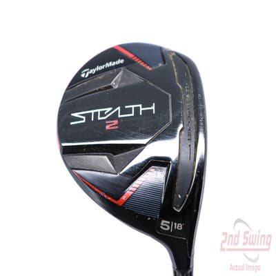 TaylorMade Stealth 2 Fairway Wood 5 Wood 5W 18° Fujikura Ventus Red TR 5 Graphite Regular Right Handed 42.0in