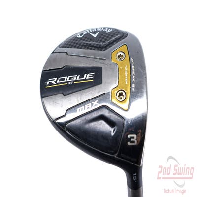 Callaway Rogue ST Max Fairway Wood 3 Wood 3W 15° MCA Tensei AV-XLINK White 75 Graphite X-Stiff Right Handed 43.0in