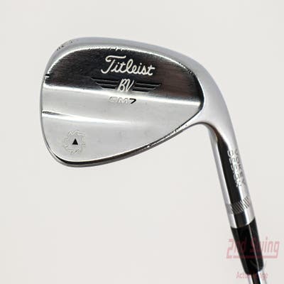 Titleist Vokey SM7 Tour Chrome Wedge Gap GW 50° 8 Deg Bounce F Grind SM7 BV Steel Wedge Flex Right Handed 35.5in