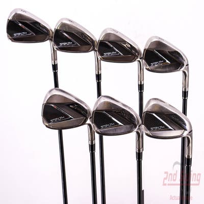 TaylorMade Stealth Iron Set 5-PW GW Fujikura Air Speeder 50 Graphite Senior Right Handed 38.5in