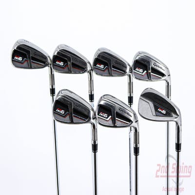 TaylorMade M6 Iron Set 5-PW AW FST KBS MAX 85 Steel Regular Right Handed 38.75in