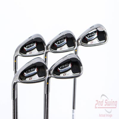 Ping G20 Iron Set 8-PW AW SW Ping TFC 169I Graphite Ladies Left Handed Yellow Dot 36.5in