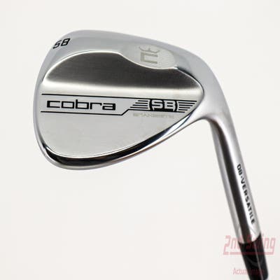 Mint Cobra 2023 KING SB Wedge Lob LW 58° 8 Deg Bounce Versatile FST KBS Hi-Rev 2.0 125 Steel Stiff Right Handed 35.25in