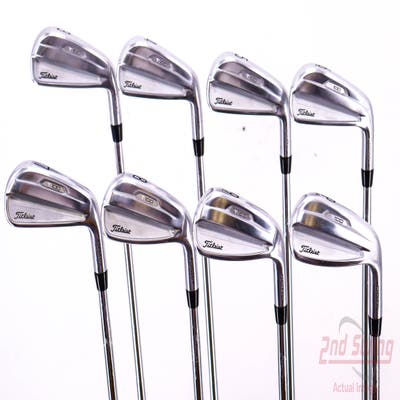 Titleist 2021 T100 Iron Set 3-PW True Temper AMT White S300 Steel Stiff Right Handed 39.25in