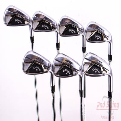 Callaway Apex DCB 21 Iron Set 5-PW AW True Temper Elevate MPH 85 Steel Stiff Right Handed 38.0in