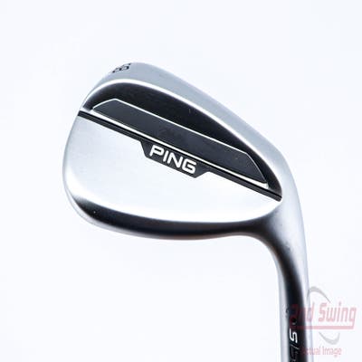 Ping s159 Chrome Wedge Lob LW 58° 6 Deg Bounce T Grind Ping Z-Z115 Steel Wedge Flex Right Handed Black Dot 35.0in