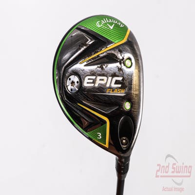 Callaway EPIC Flash Fairway Wood 3 Wood 3W 15° Mitsubishi Tensei AV Blue 75 Graphite Stiff Right Handed 43.5in