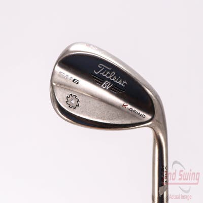 Titleist Vokey SM6 Tour Chrome Wedge Lob LW 60° 12 Deg Bounce K Grind SM6 BV Steel Wedge Flex Right Handed 35.0in