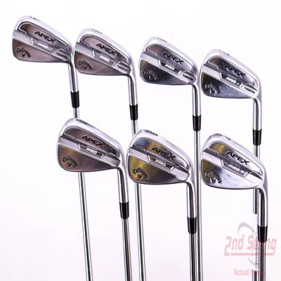 Callaway Apex Pro 21 Iron Set 4-PW True Temper Dynamic Gold X100 Steel X-Stiff Right Handed 38.0in