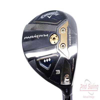 Callaway Paradym Triple Diamond Fairway Wood 3 Wood 3W 15° Project X HZRDUS Black 4G 70 Graphite Stiff Right Handed 43.0in