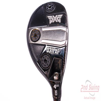 PXG 0311 XF GEN5 Hybrid 4 Hybrid 22° MCA Tensei AV Blue Raw 75 Graphite Regular Right Handed 39.75in