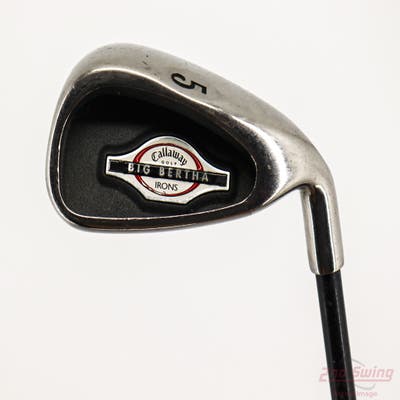 Callaway 2002 Big Bertha Single Iron 5 Iron Callaway RCH 75i Graphite Stiff Right Handed 38.25in