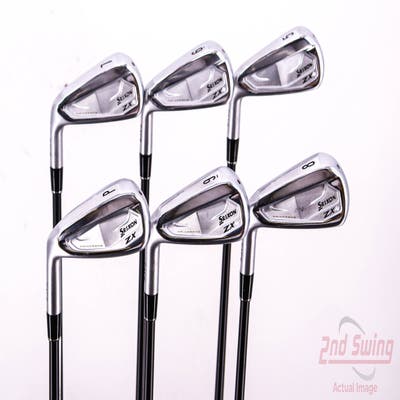 Srixon ZX4 MK II Iron Set 5-PW UST Mamiya Helium Nanocore 60 Graphite Regular Left Handed 38.5in