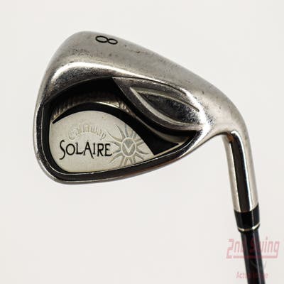 Callaway 2014 Solaire Single Iron 8 Iron Stock Graphite Shaft Graphite Ladies Right Handed 36.0in