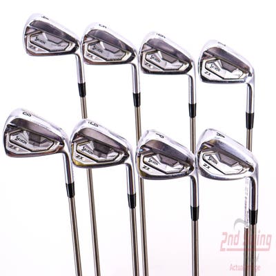 Srixon ZX5 MK II Iron Set 4-PW AW Aerotech SteelFiber fc70 Graphite Regular Right Handed 38.5in