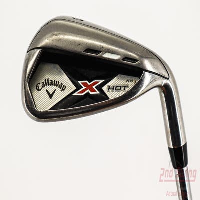 Callaway 2013 X Hot Single Iron Pitching Wedge PW Callaway Stock Steel Steel Uniflex Right Handed 35.75in