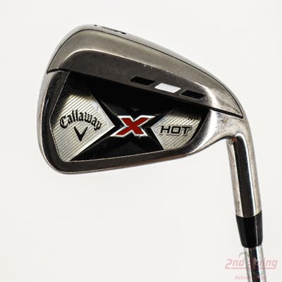 Callaway 2013 X Hot Single Iron 6 Iron Callaway Stock Steel Steel Uniflex Right Handed 37.75in