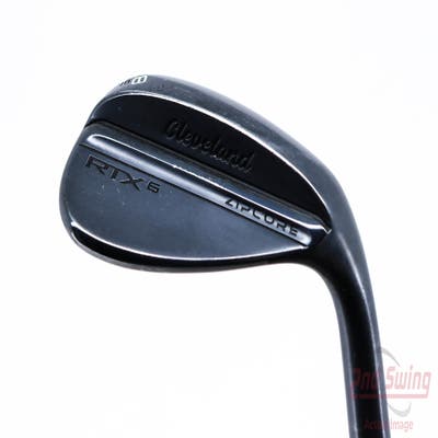 Cleveland RTX 6 ZipCore Black Satin Wedge Lob LW 58° 10 Deg Bounce Mid Dynamic Gold Spinner TI Steel Wedge Flex Right Handed 35.5in