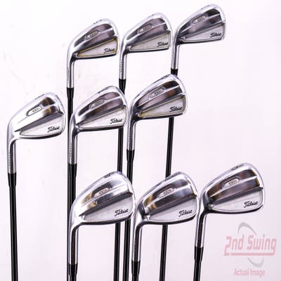 Titleist 2021 T100S Iron Set 3-PW AW Fujikura Vista Pro 60 Graphite Regular Left Handed 38.25in