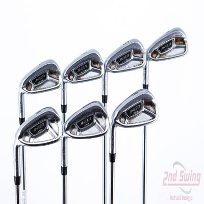 Ping Anser Forged 2013 Iron Set 4-PW Dynamic Gold Tour Issue Steel Stiff Left Handed Blue Dot 38.25in