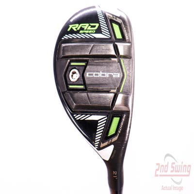 Cobra RAD Speed Hybrid 4 Hybrid 21° UST Mamiya Recoil ESX 480 Graphite Regular Right Handed 40.25in