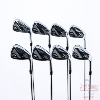 Callaway Mavrik Pro Iron Set 4-PW AW FST KBS Tour 120 Steel Stiff Right Handed 39.5in