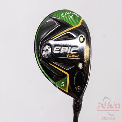 Callaway EPIC Flash Fairway Wood 5 Wood 5W 18° PX HZRDUS Smoke Black 70 Graphite Stiff Right Handed 42.5in