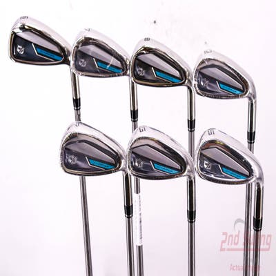 Mint Wilson Staff Dynapwr Iron Set 6-PW GW SW Project X EvenFlow Blue 50 Graphite Ladies Right Handed 36.75in