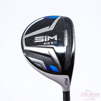 TaylorMade SIM MAX-D Fairway Wood 3 Wood 3W 16° UST Mamiya Helium 5 Graphite Regular Right Handed 43.25in