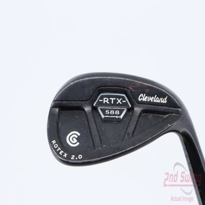 Cleveland 588 RTX 2.0 CB Black Satin Wedge Gap GW 50° 10 Deg Bounce True Temper Dynamic Gold Steel Wedge Flex Right Handed 36.0in