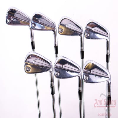 Mint Wilson Staff 2024 Staff Model Blade Iron Set 4-PW Dynamic Gold Mid 115 Steel Stiff Right Handed 38.5in